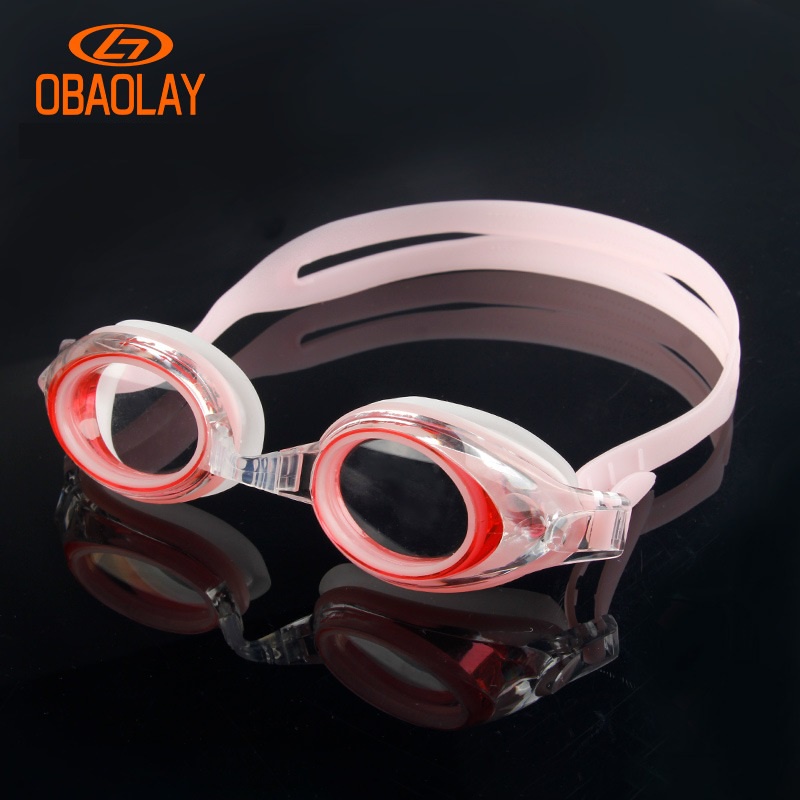 Kính bơi cao cấp OBAOLAY lắp được mắt cận viễn loạn thị theo yêu cầu, chống UV, chống hấp hơi-Tặng kèm hộp, bịt tai-mũi