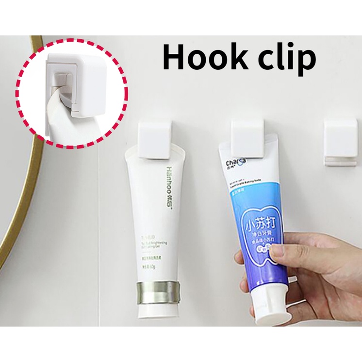 Chất tẩy rửa Kem đánh răng Giá đỡ khăn lau, Móc treo phòng tắm liền mạch có chất kết dính mạnh, Móc treo đồ trong nhà bếp trong phòng tắm
