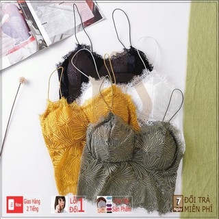 Áo Bra Dây Chất Liệu Ren Hoa Lá Siêu Hót Sang Chảnh Cho Mùa Hè Mã 9936 *