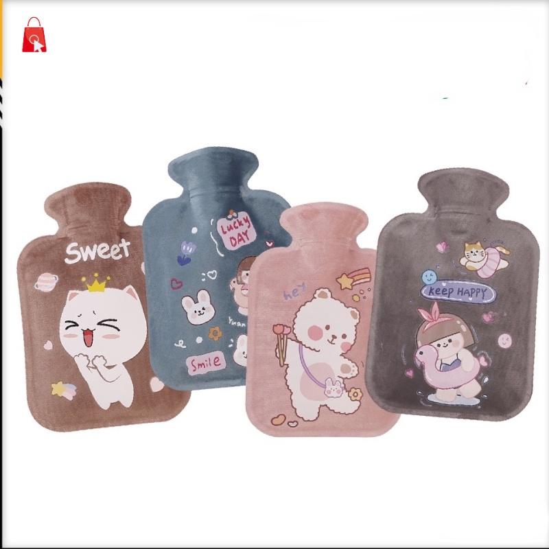 [Hàng mới về] Túi chườm nóng lạnh chất liệu vải nhung mềm mại chăm sóc sức khỏe tiện lợi