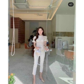 Áo tiểu thư cổ bo tay bồng hot lắm