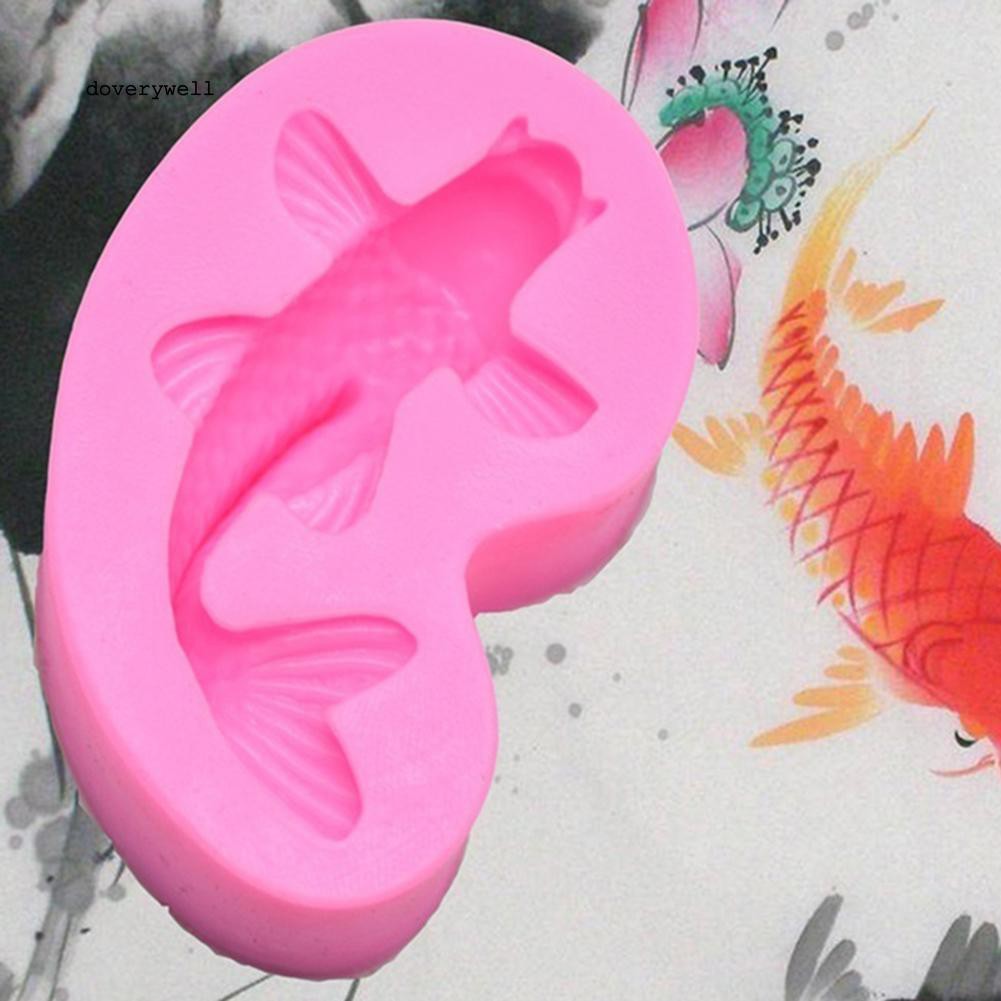 Khuôn silicon làm bánh tạo hình cá chép sáng tạo