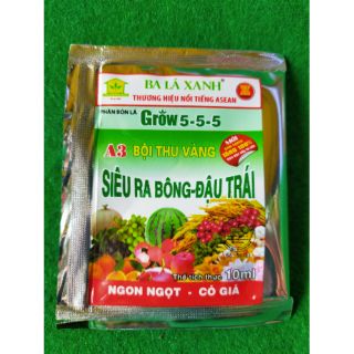 Phân bón Siêu ra hoa đậu trái - gói 10ml