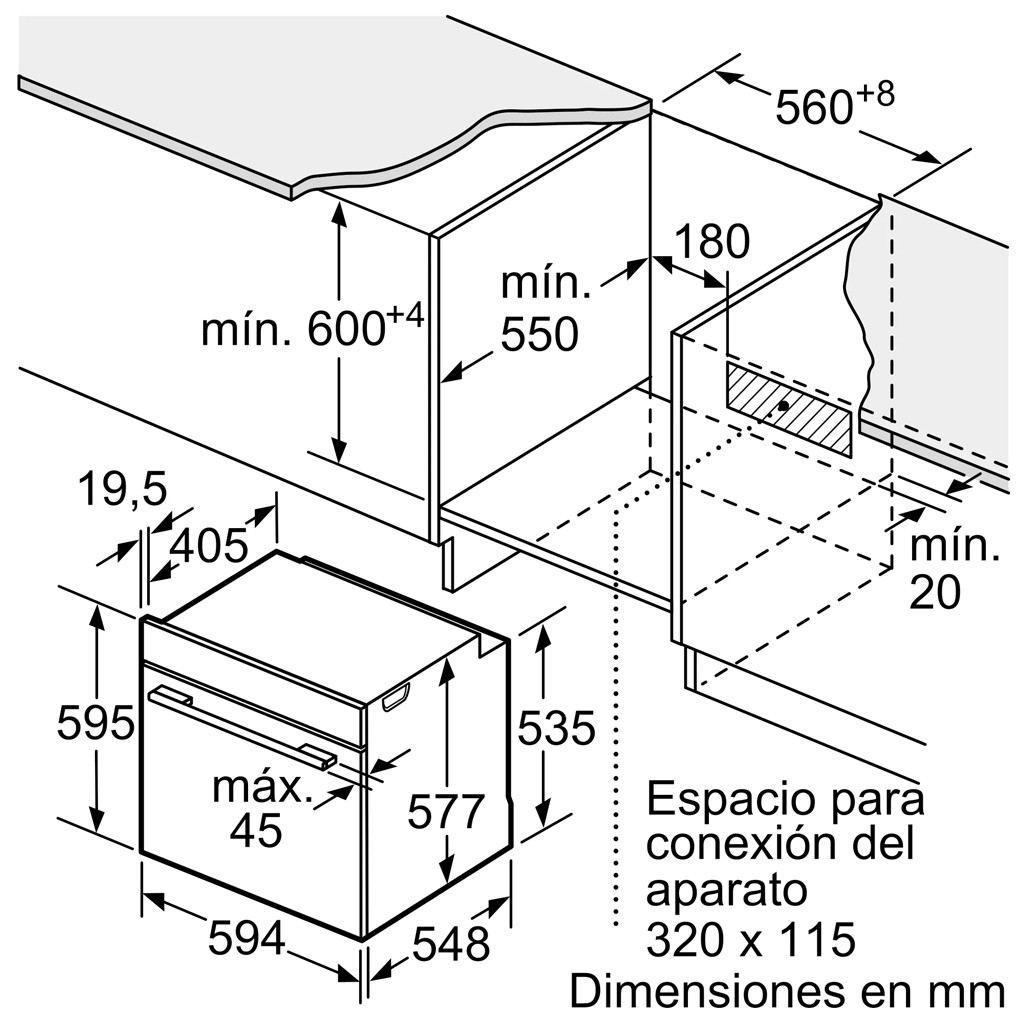 Lò nướng BOSCH HBG675BS1 Lò nướng Đức