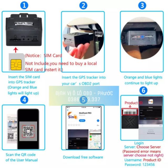 Định vị Ô tô, OBD gps tracker (không mất phí thuê bao)