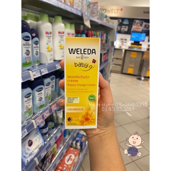 kem hăm WELEDA hữu cơ mẫu mới