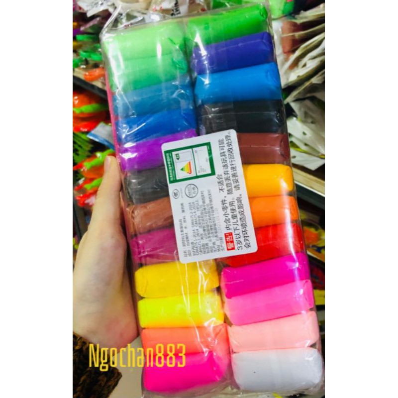 Bịch 24 gói đất sét nhật đủ màu