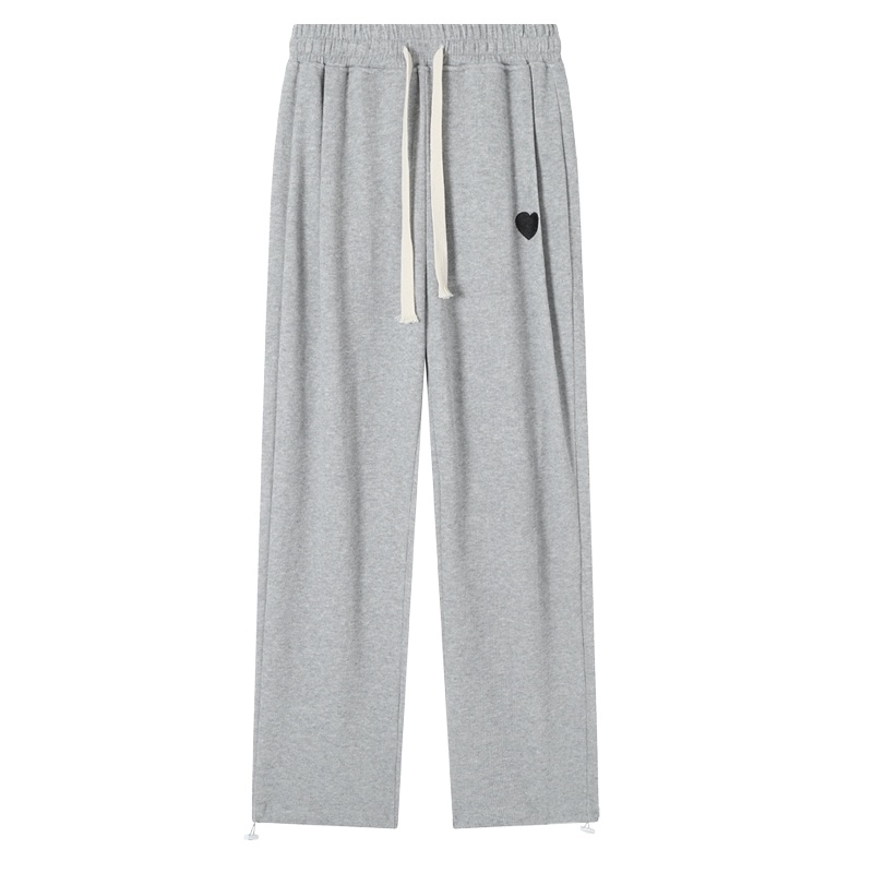 Quần dài thể thao SUXI ống rộng dáng suông phối dây rút thời trang xuân thu cho nữ