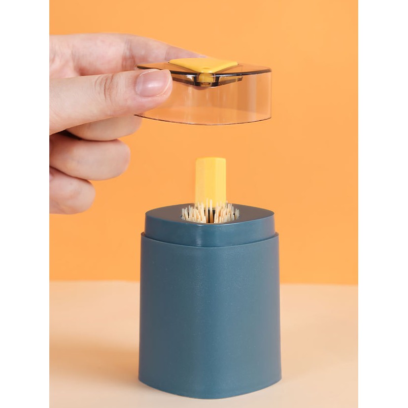 Hũ Đựng Tăm Nhấn Nút Tự Động Lấy Tăm Tiện Lợi – Dumi Shop