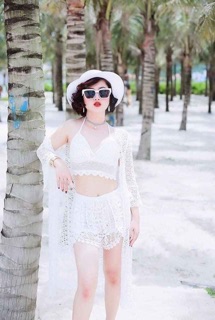 HOT Sét bikini ren 3 món siêu hot có đệm