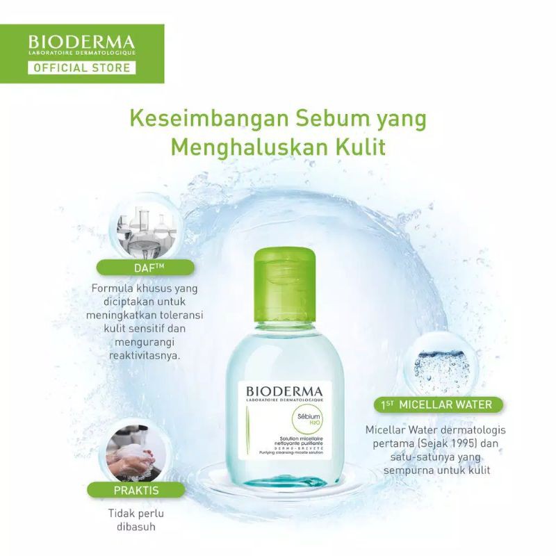 (exp 03 / 21) Bioderma Sebium H2o 100ml