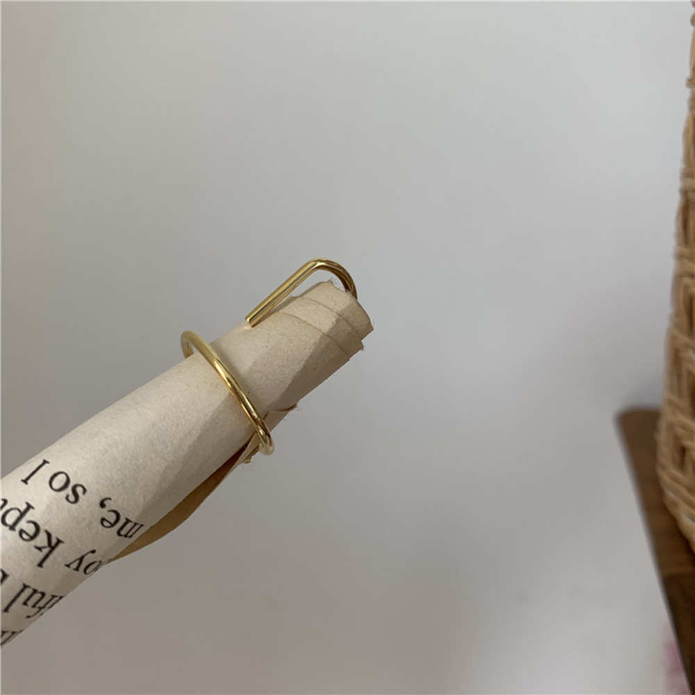 Nhẫn Đeo Tay Kim Loại Đính Đá Phong Cách Hàn Quốc Cho Nữ