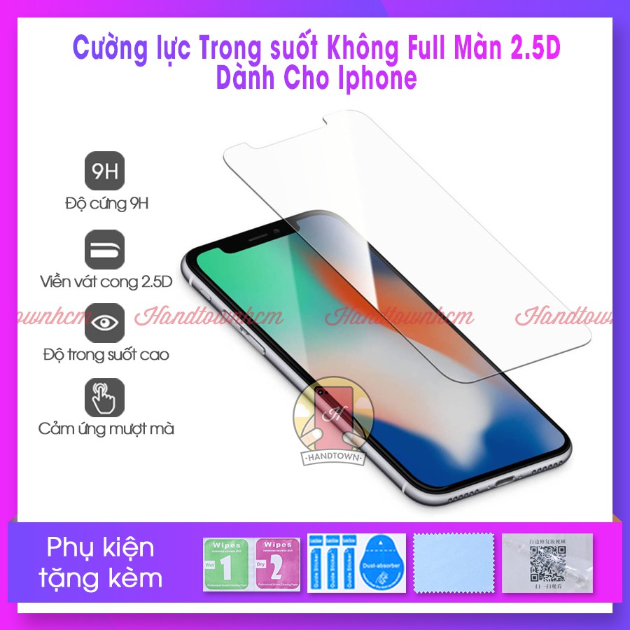 Cường lực Iphone GLASS 9H