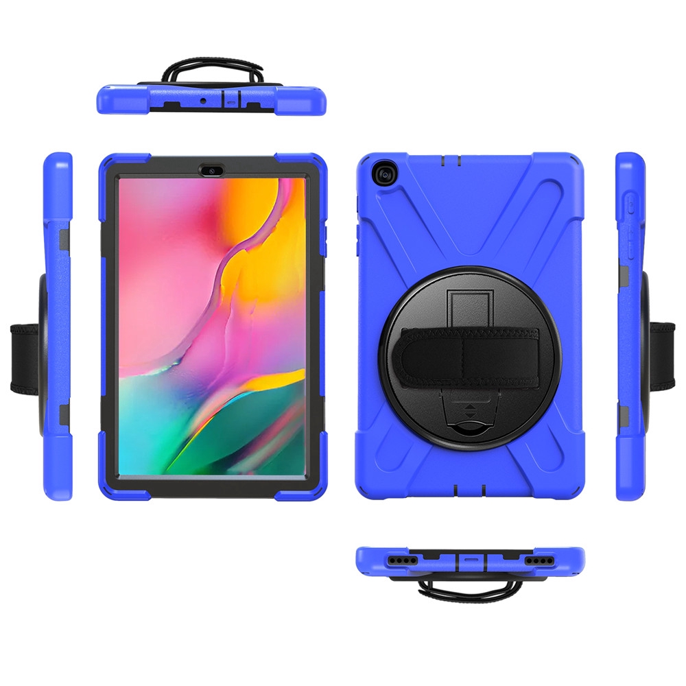 Bao đựng máy tính bảng bằng cao su chống sốc có dây đeo vai và cổ tay cho iPad Mini 1/2/3/4/5/6 Air 2 | BigBuy360 - bigbuy360.vn