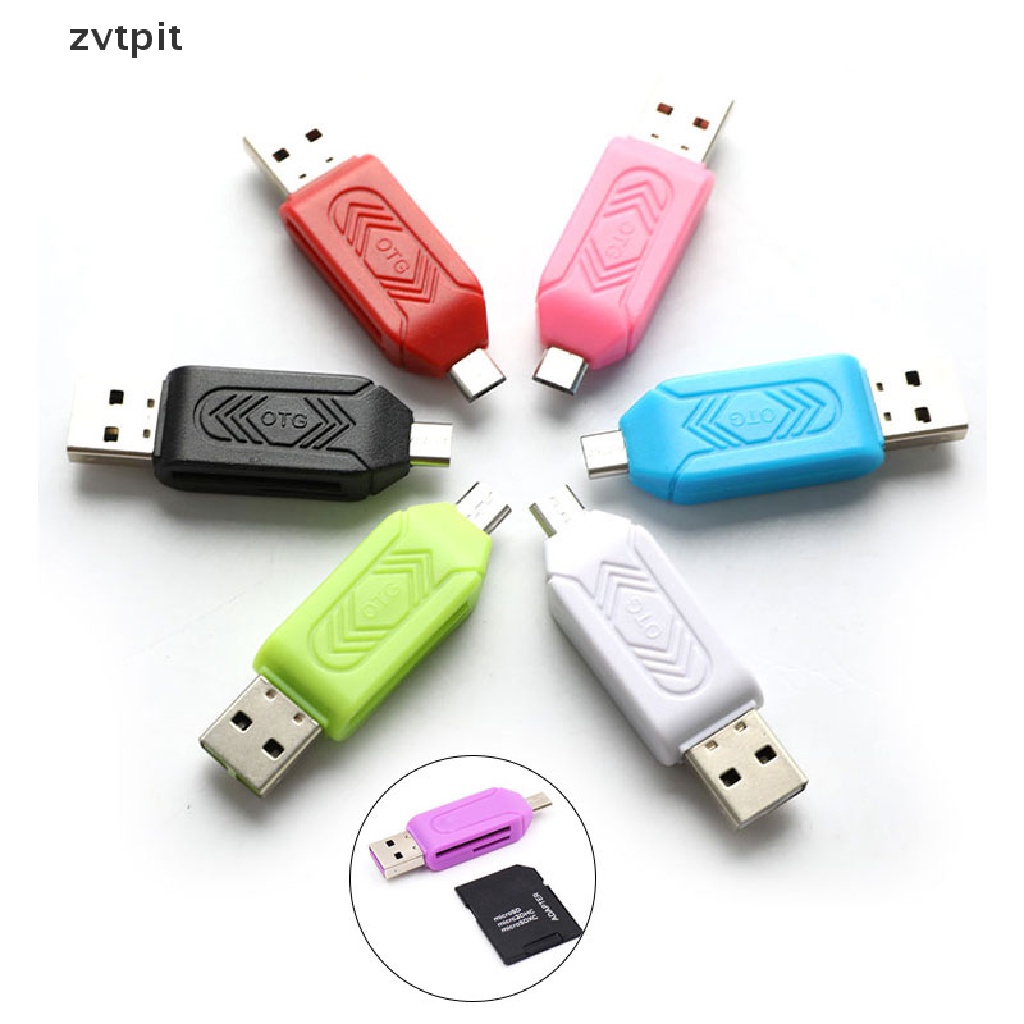 [ZVPT] 2 In 1 Type-c USB OTG Adapter TF Card Reader Phone Extension Headers Micro Card DSF