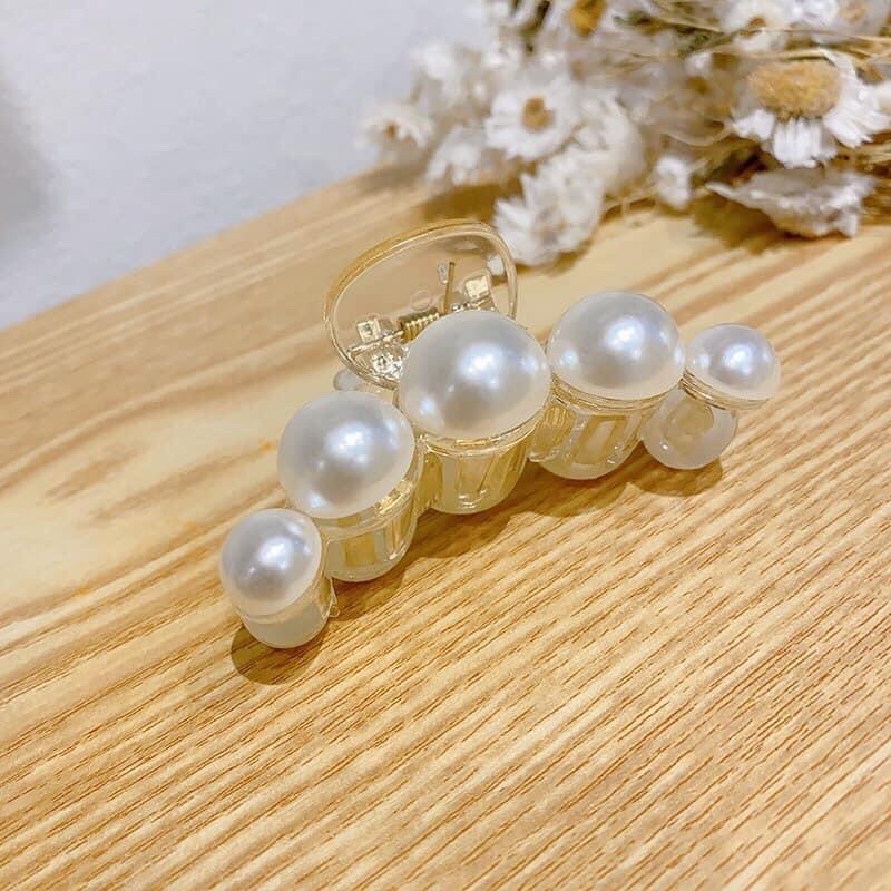 Set 6 chiếc kẹp tóc ngọc trai khảm ánh xà cừ