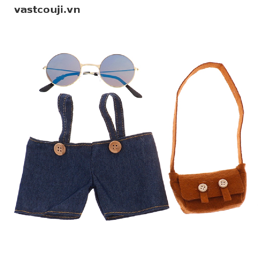 1 Túi Đựng Mắt Kính Hình Vịt Nhồi Bông 30cm Dành Cho Búp Bê VASTJI