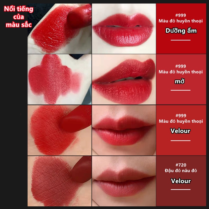 Son Môi Dior Brilliant Blue Gold Velvet 999/720, Matte 888, Satin 028