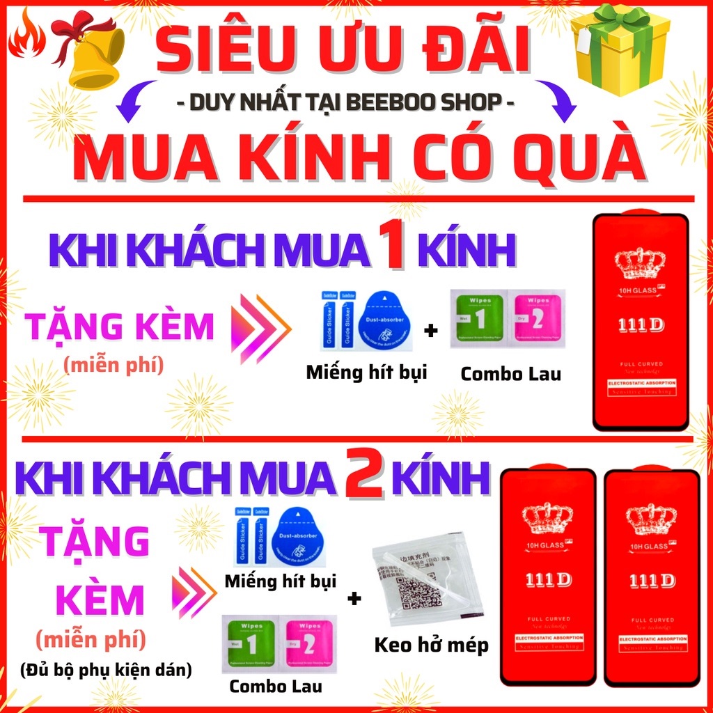 Kính Cường Lực Xiaomi Redmi K30/ K30 5G/ K30 PRO/ K40/ k40 5G/ K40 PRO/ K40 GAMING -Dán Full màn hình 111D và Trong suốt