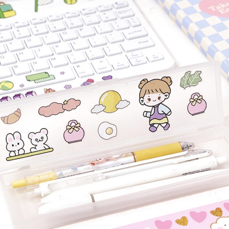 1 Tờ Sticker Momo Nhựa PET Trong Suốt Chống Thấm Nước Dán Đâu Cũng Xinh