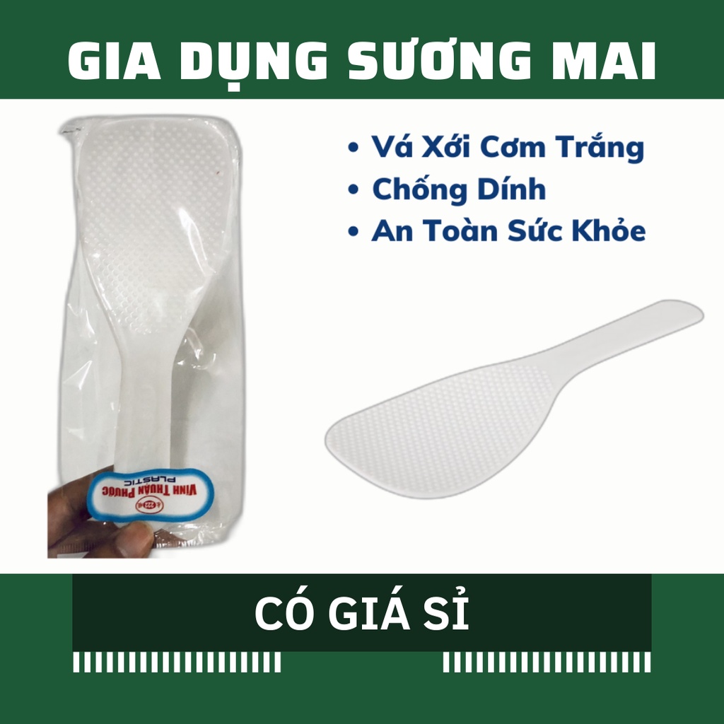 [Giá Sỉ] Vá - Muôi Xúc Cơm, Múc Cơm Trắng Chống Dính An Toàn Sức Khỏe