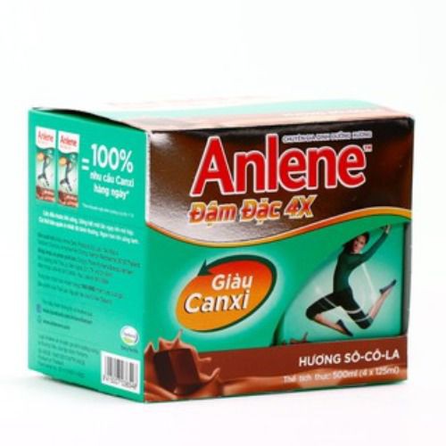 Sữa bột pha sẵn Anlene đậm đặc 4X ít béo (4 x 125ml)