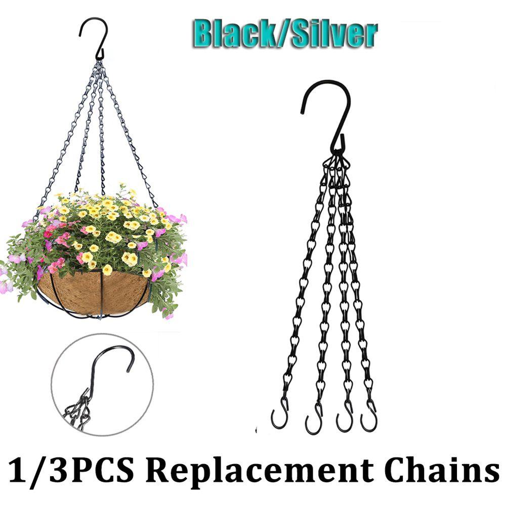 SUENIN Set 1 / 3 Móc Xích 14 &quot;Treo Chậu Hoa Thay Thế Tiện Dụng