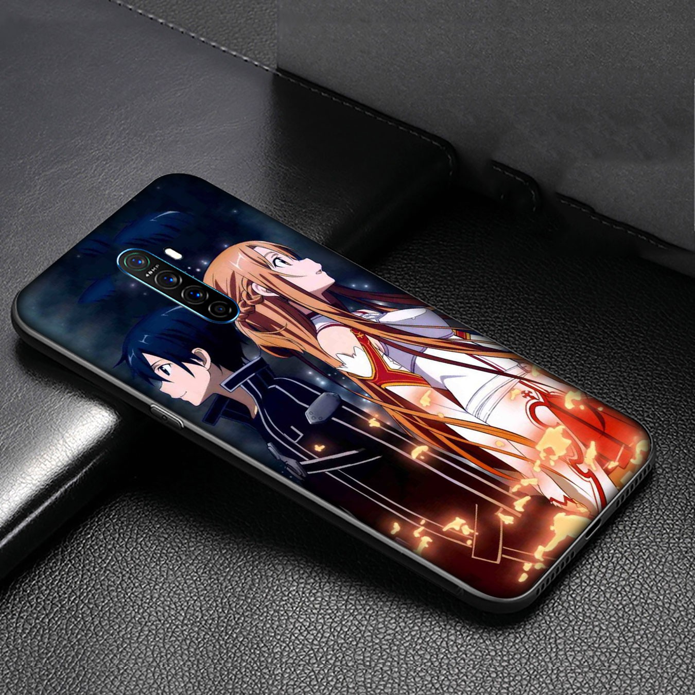 Ốp Lưng Silicone Họa Tiết Hoạt Hình Sword Art Online Thời Trang Cho Xiaomi Redmi Note 9 7 Pro 9a 7a 9c Note7 Note9 9pro 7pro