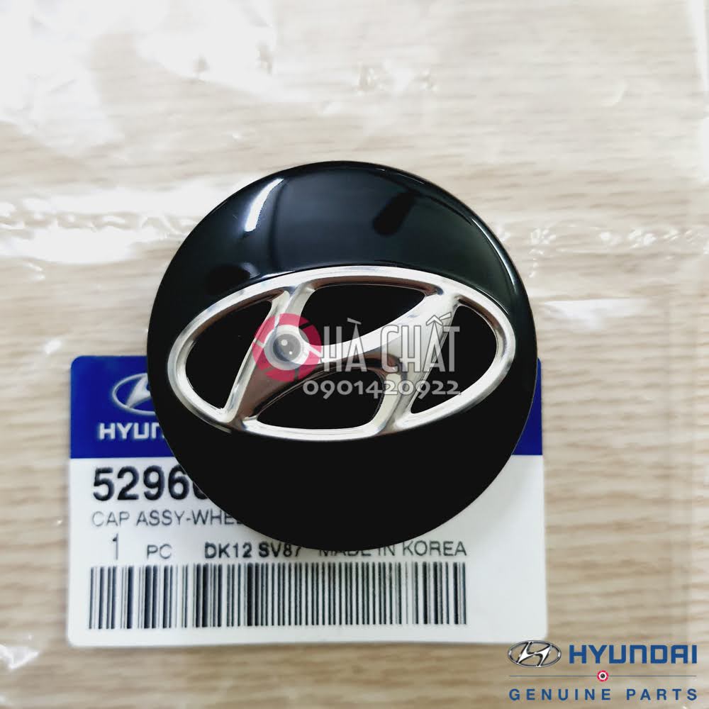 Logo Nắp Chụp Mâm Lazang Hyundai 🚘 cho xe Grand i10