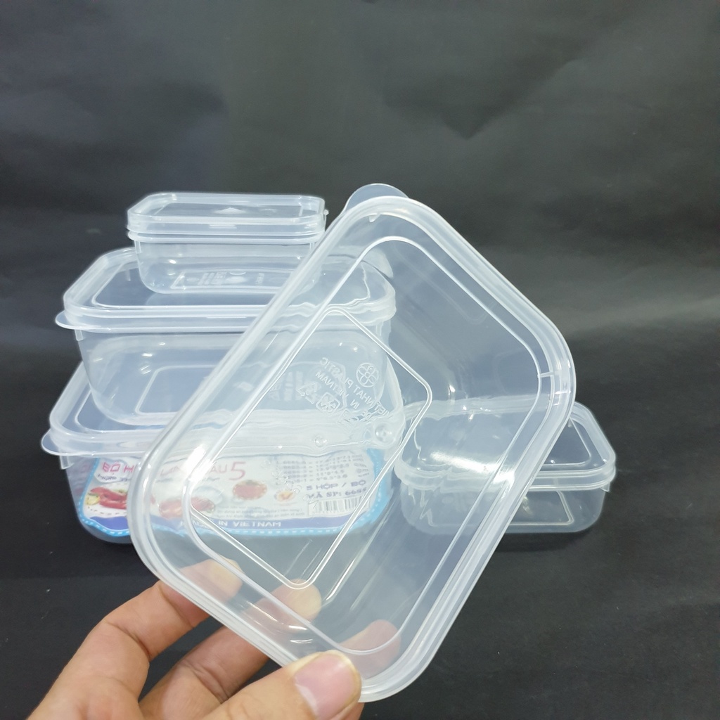 Hộp đựng thực phẩm,Hộp đựng thức ăn để tủ lạnh chất liệu nhựa PP cao cấp an toàn sức gia đình bạn