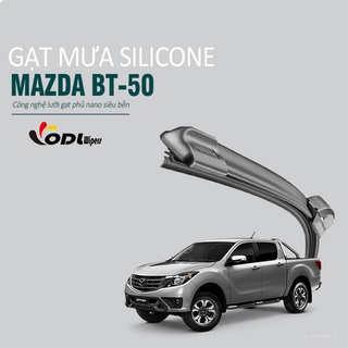 Gạt Mưa Xe Mazda BT50 Gạt Mưa Thân Mềm Lưỡi Silicone Phủ Nano Siêu Sạch