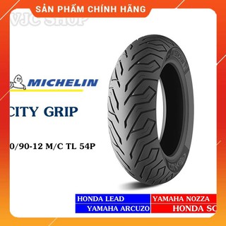 Vỏ ( Lốp ) xe Michelin City Grip 90/90-12 TL Thái Lan _ Lốp Trung Thành