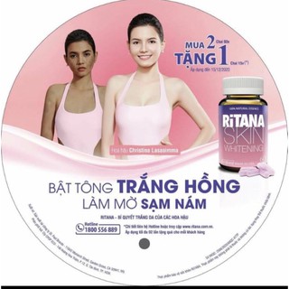 Viên Uống Trắng Da RITANA (hộp 60v)