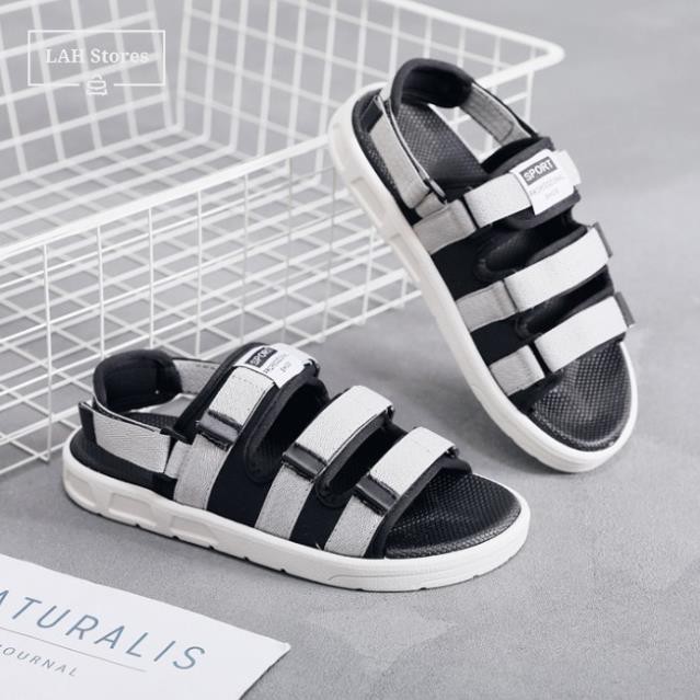 Dép sandal nam phong cách Unisex LAH STORES. Vải bố siêu chắc chắn. Quai hậu rời siêu chất. DSNAM03