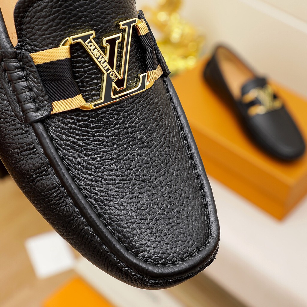 Giày lười nam da thật Louis Vuitton LV thiết kế lịch lãm nhưng vẫn mang nét trẻ trung