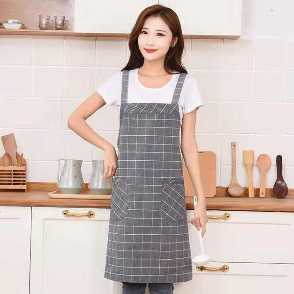 [❤️2021 phong cách nóng bỏng + nhà bếp + tạp dề + thực tế] Váy cotton nguyên chất Nữ Hàn Quốc Auger Dress Quần áo vải th