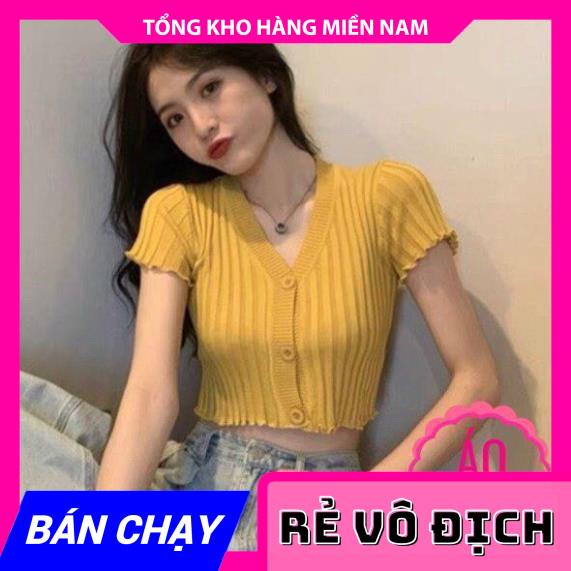 ÁO LEN CÚC TO PH01 ❤CÓ ẢNH THẬT❤ ÁO LEN CROPTOP ❤ ÁO KIỂU NỮ