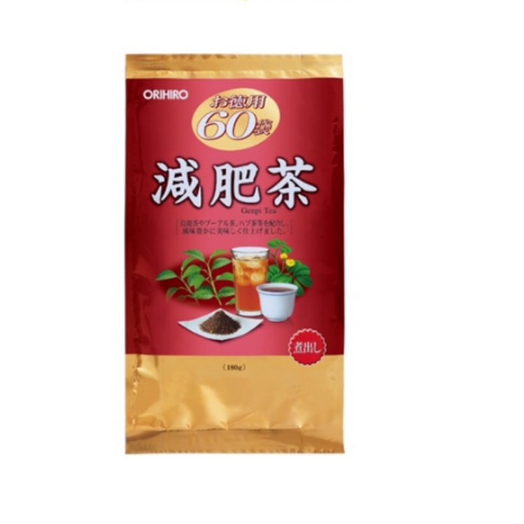 Trà Giảm Mỡ Bụng Nhật Bản Genpi Tea Orihiro 60 gói
