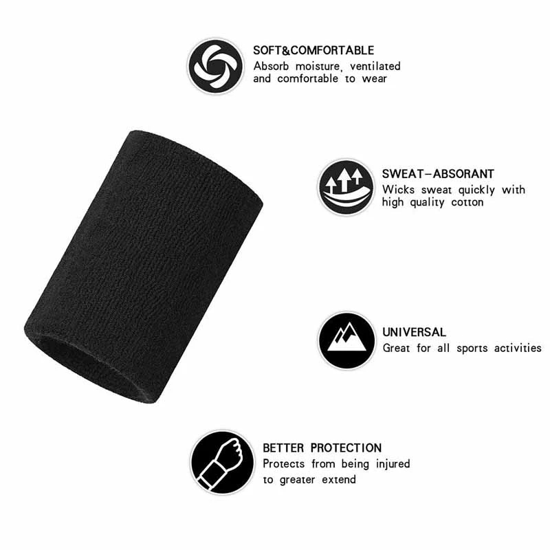 Băng đeo bảo vệ cổ tay khi chơi thể thao nhiều màu sắc tùy chọn