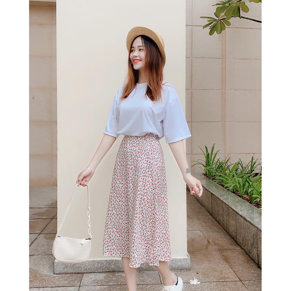 * SALE Chân váy voan hoa dài CHIBEST #125k_AB486 - Hàng mới về