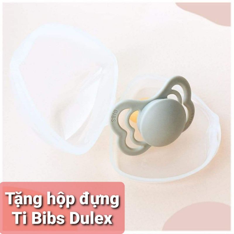 (Tặng kèm hộp đựng) Ti giả Bibs Delux SILICON Đan Mạch