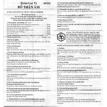 [Hộp 240 Viên Hoàn] HOÀN LỤC VỊ BỔ THẬN ÂM OPC BO THAN AM HOAN LUC VI