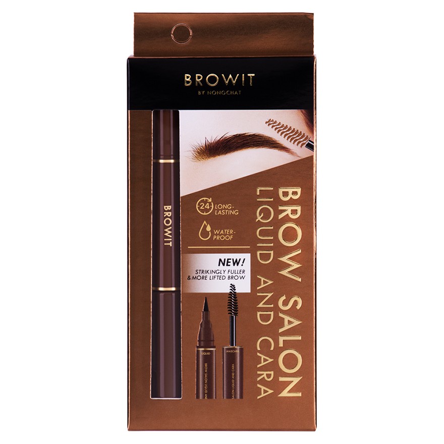 Chì Kẻ Mày, Mí Nước BROWIT BY NONGCHAT Brow Salon Liquid &amp; Cara
