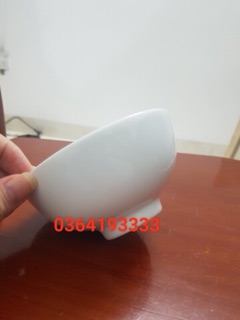 Set 10 bát ăn cơm sứ trắng