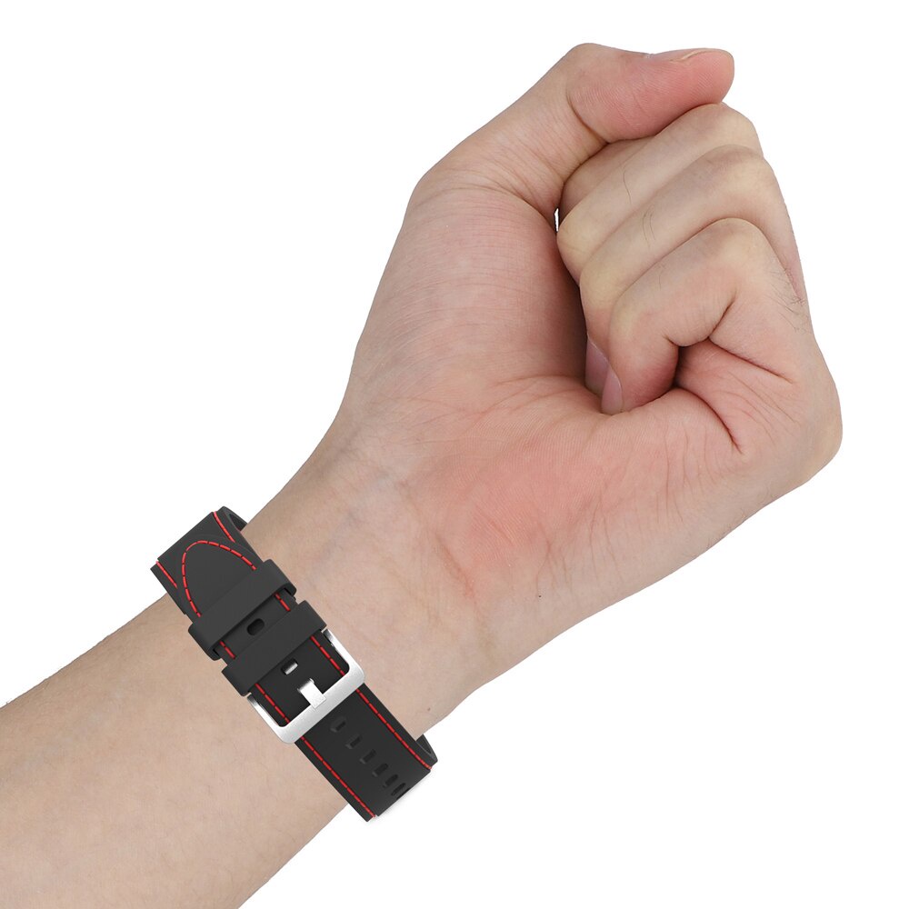 Dây đeo đồng hồ thông minh bằng silicon thay thế dành cho Samsung Galaxy Watch 4 Classic 42mm 46mm 40mm