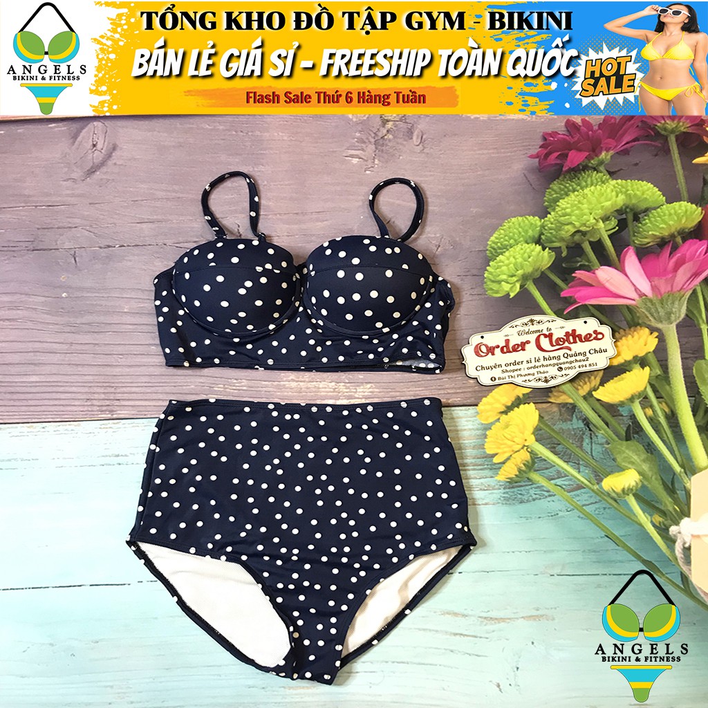 Bikini Bộ Đồ Bơi Hai Mảnh Chấm Bi Freesize Sexy BHV008 [ Giá Sỉ ] | BigBuy360 - bigbuy360.vn
