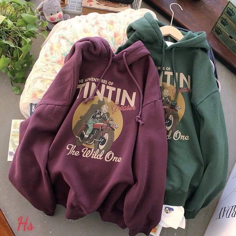 Áo hoodie TIN TIN nỉ ngoại HSU1