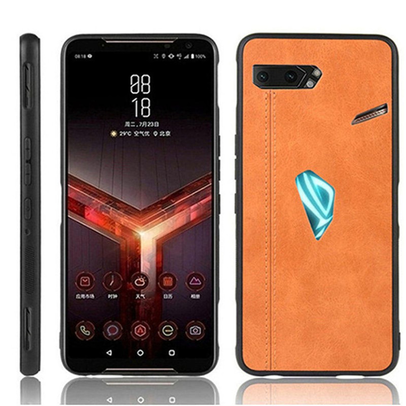 Ốp điện thoại da PU sang trọng cho Asus ROG Phone II 2 ZS660KL