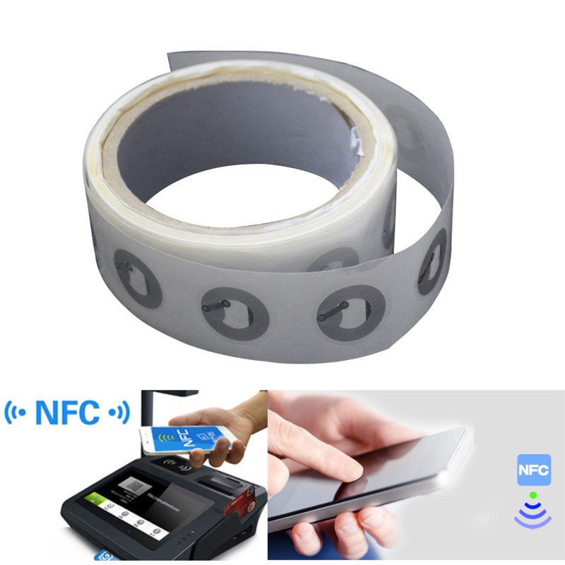 Set 50 Nhãn Dán NFC NTAG215 NFC Cho TagMo Formum2 NFC Ntag 215 NFC RFID