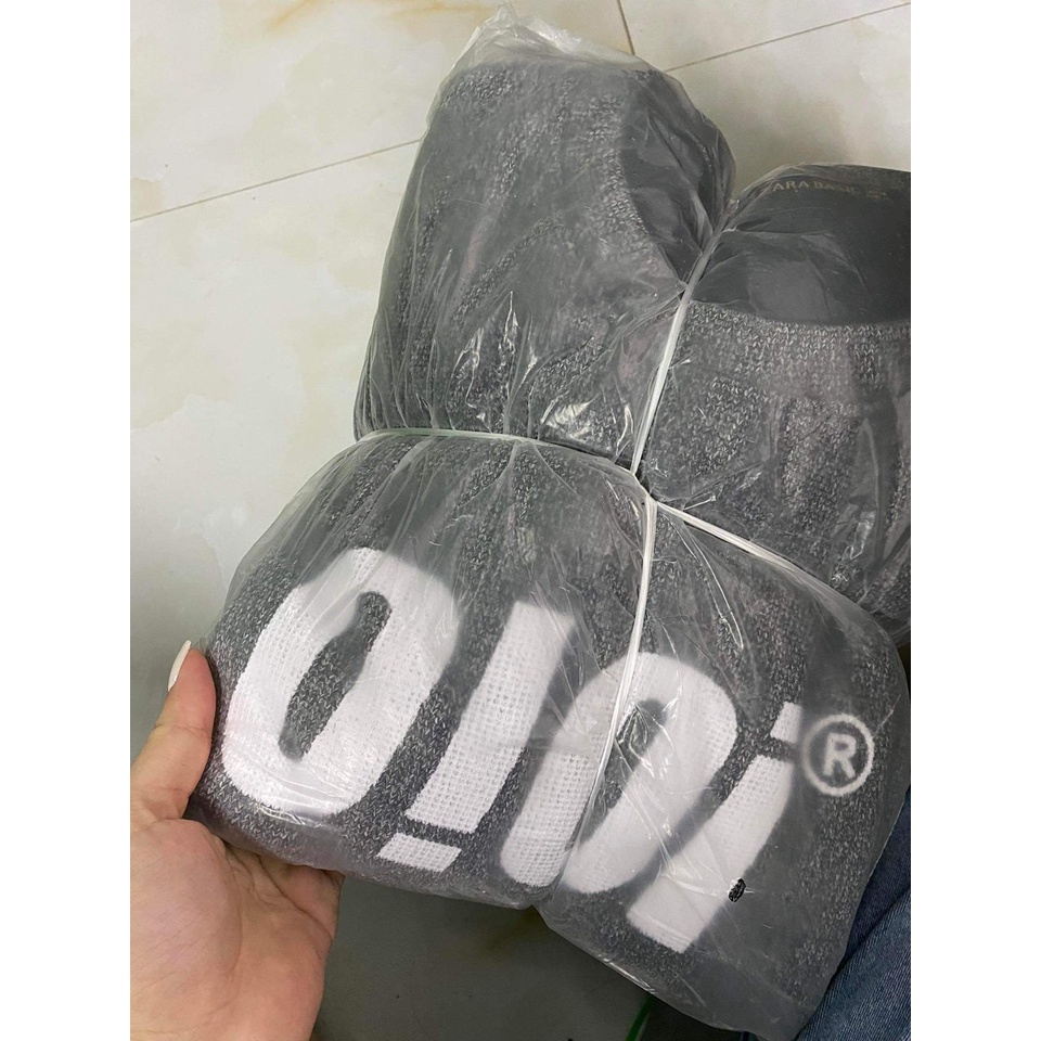 [RẺ VÔ ĐỊCH] HOT Áo Len Lót Nỉ OI OI Nữ -Sweater  Len from rộng dài tay,Hodie zip màu xám tiêu